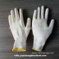 Wholesale white pu coated nylon work glove from Linyi factory
